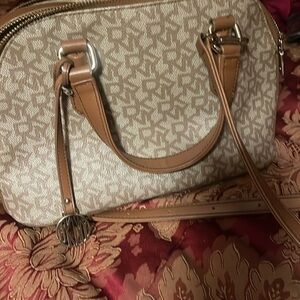DKNY Heritage Coated Logo Satchel/Crossbody
